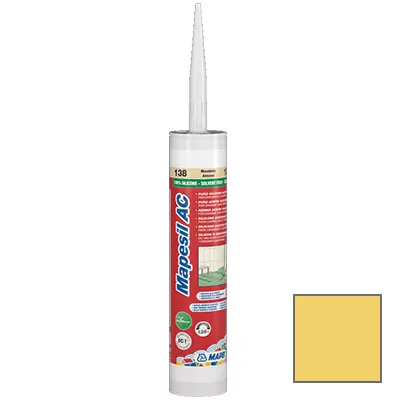 Герметик силиконовый Mapei Mapesil AC 150 Желтый 310 мл