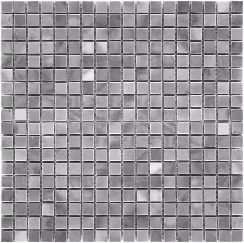 Мозаика Natural Mosaic Adriatica M033-15P Bardiglio Nuvolato