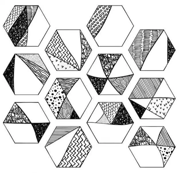 Керамогранит ITT Ceramic Comic Hexa Mix 12 вариаций