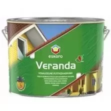 Краска фасадная Eskaro Veranda масляно-акриловая полуматовая База A 9,5 л