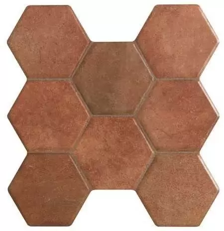 Плитка напольная Kerlife Hexagonal Castilla marron