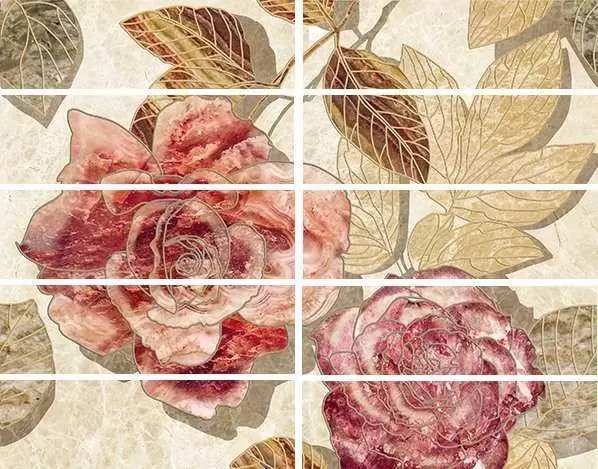 Бордюр настенный Ceramica Classic Illyria flowers Цветы Cen