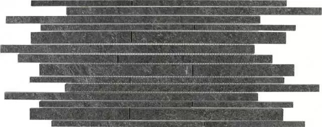 Мозаика Marazzi Italy Mystone Quarzite 3M0Q9 Quarzite Black Muretto 30x60