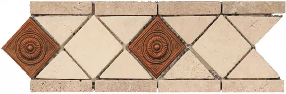 Бордюр настенный Natural Mosaic Бордюры DS-200-2