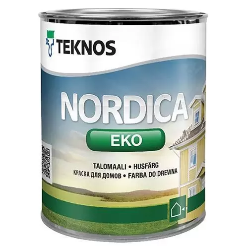 Краска фасадная Teknos Nordica Eko РМ1 0,9 л