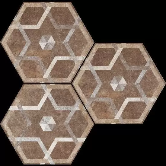 Керамогранит Fioranese Heritage Exagona Deco Texture 5 Nat