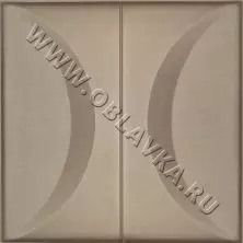 3D стеновая панель Версаль; Цвет: Polo white, Размер, мм: 400х400