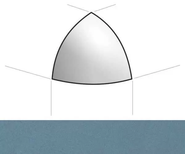 Бордюр настенный FAP Ceramiche Color Now Avio Spigolo AE