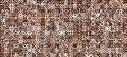 Плитка настенная Cersanit Hammam brown Коричневый рельеф