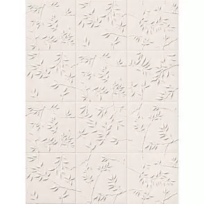 Керамическая плитка 4D Nature White для стен 20x20
