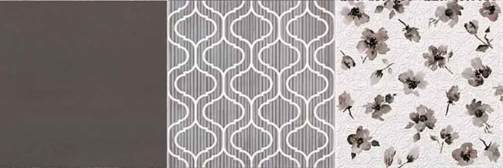 Декор настенный ITT Ceramic Pleasure Decor Magica Grey B