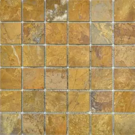 Мозаика Colori Viva Travertino Mos.Polished Golden Travertin 5x5