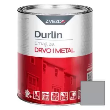 Эмаль по дереву и металлу Zvezda Durlin Emajl za Drvo I Metal серый 0,75 л