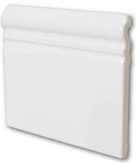 Плинтус Equipe In Metro Skirting Blanco Brillo