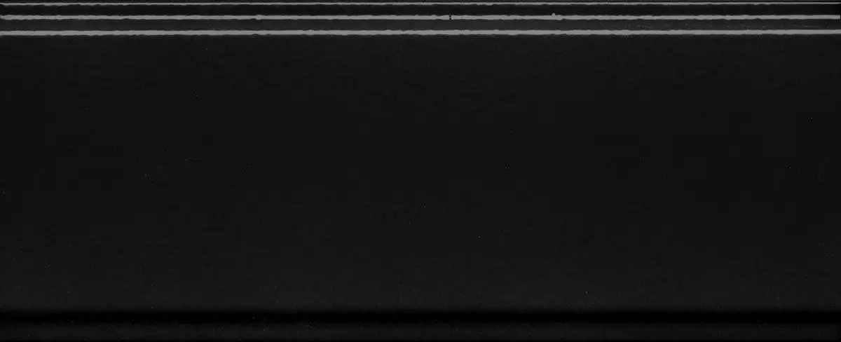 Керамическая плитка BDA002R Даниэли черный обрезной Бордюр 12x30