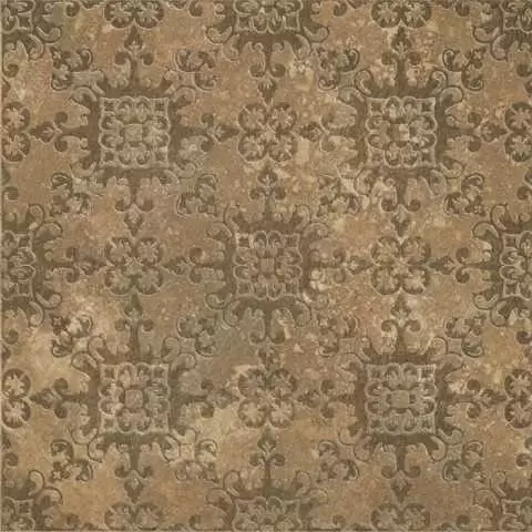Декор керамогранит Cerdomus Impero Centrale Damasco Noce Sat Ret 59,5x59,5
