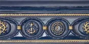 Бордюр настенный Maritima Ceramics Rumbo Cenefa Deriva Aqua