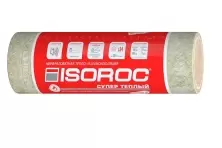 Утеплитель Базальтовая (каменная вата) Isoroc Супер телпый Рулон 4100х1220х100мм