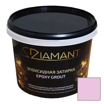 Затирка эпоксидная Живая Краска Диамант (Diamant) №022 сиреневая 2,5 кг