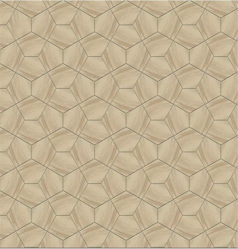 Мозаика Jet Mosaic By Estima Marble Pentagon MPEN-WDMIX