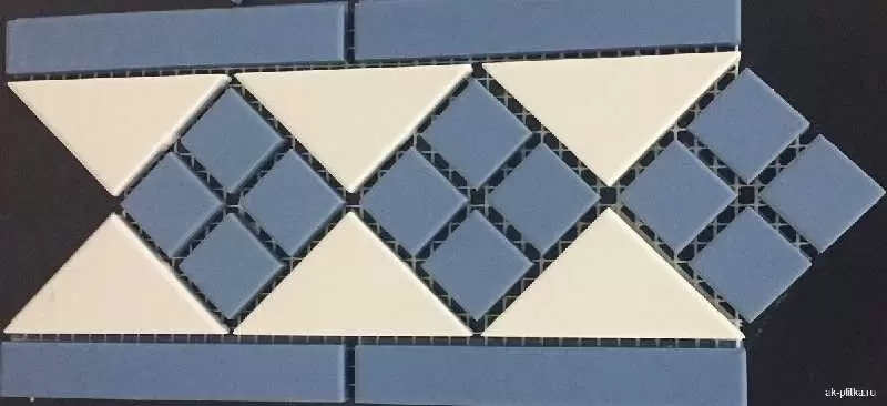 Декор керамогранит Top Cer Octagon Border Lisbon With 1 Strip Tr.16, Dots 11, Strips 11