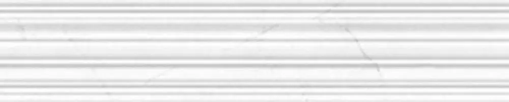Бордюр настенный Golden Tile Абсолют White 30x6