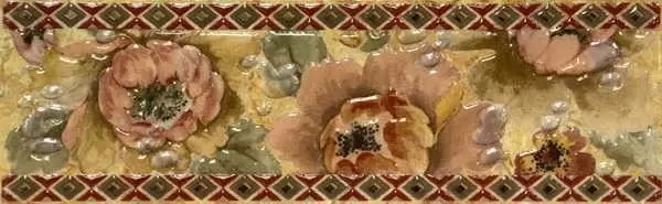 Бордюр настенный Glazurker VERMONT Vermont Cen. бордюр