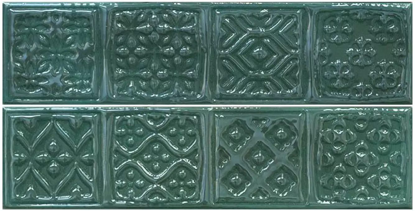 Керамическая плитка OPAL Comp Rodia Emerald Декор 15x30