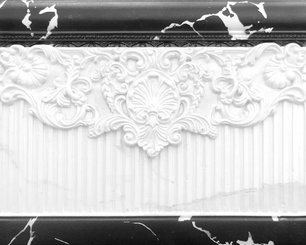 Бордюр настенный Kerasol Estatuaria Isabel Blanco Zocalo