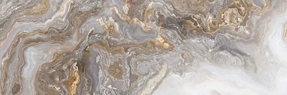 Плитка настенная Laparet Goldy Серый 75x25