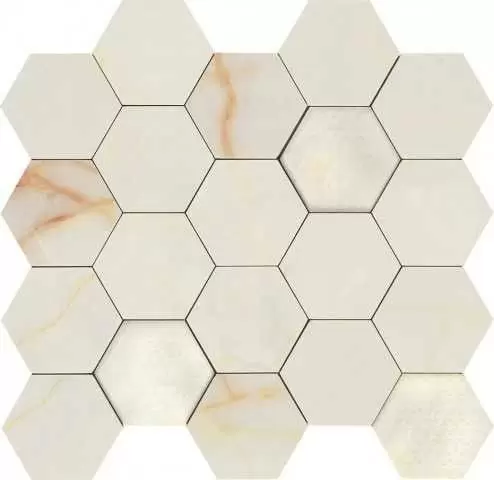 Мозаика Piemme Majestic Hexagon onyx lev 34x36