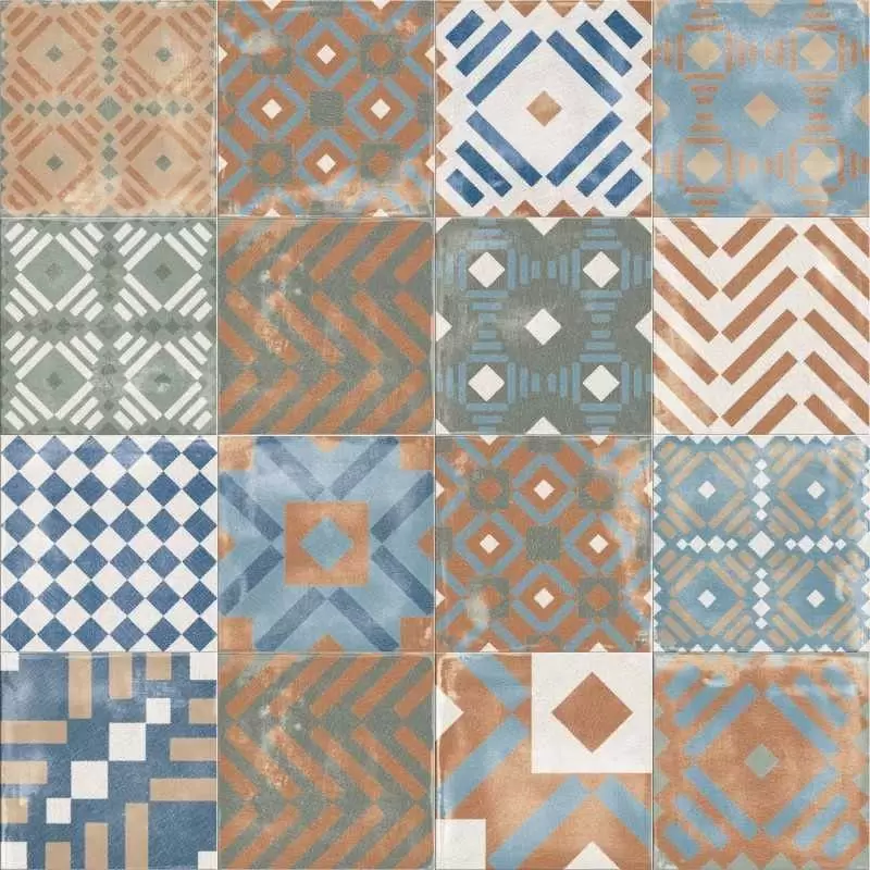 Керамогранит ABK Play Labyrinth Mix Multicolor