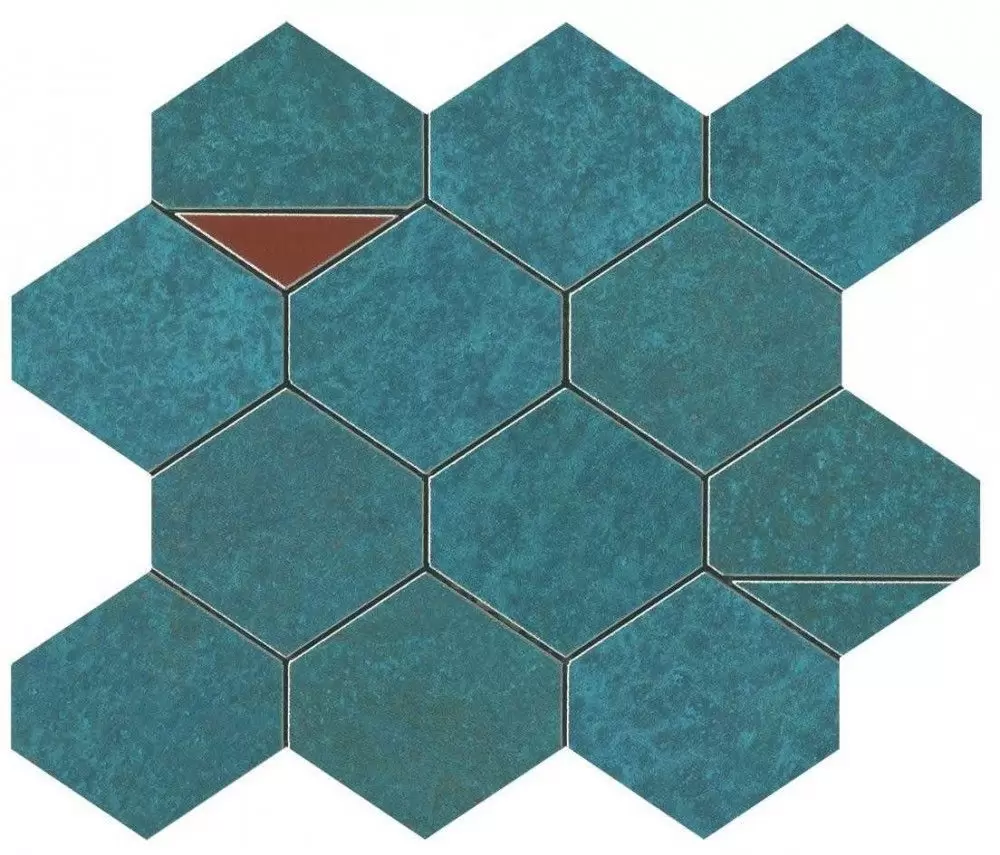 Мозаика Atlas Concorde Italy Blaze Verdigris Mosaico Nest