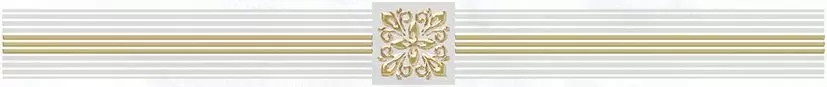 Керамическая плитка Royal белый Бордюр 6,3x60