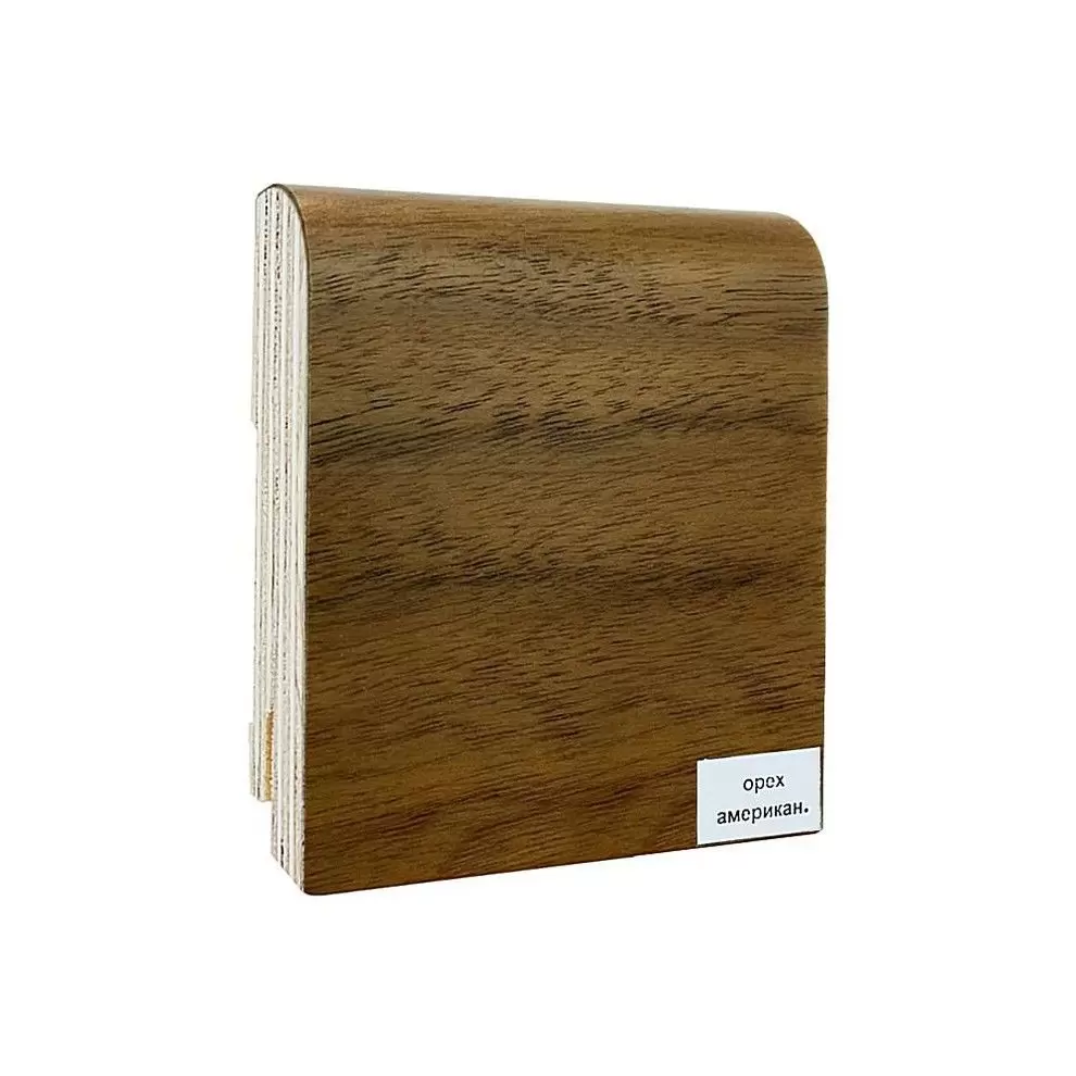 Плинтус шпонированный Finitura Decor 120x15x2400 мм Орех американский