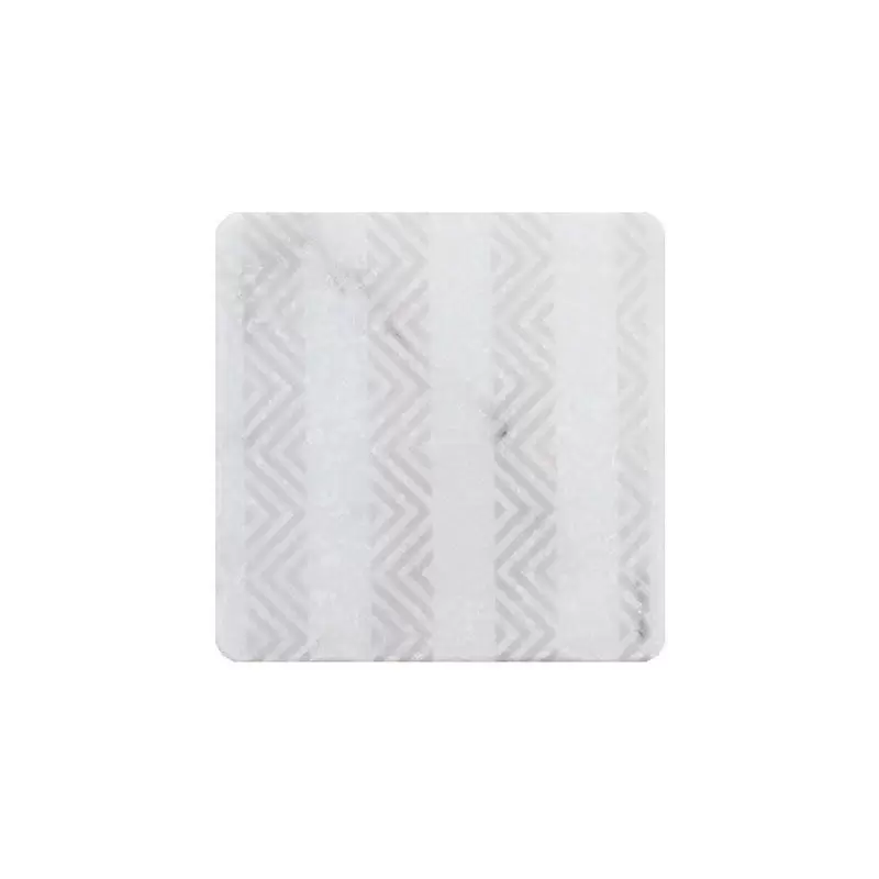 Мрамор WHITE MARBLE Motif №8 Белый Декор 10x10