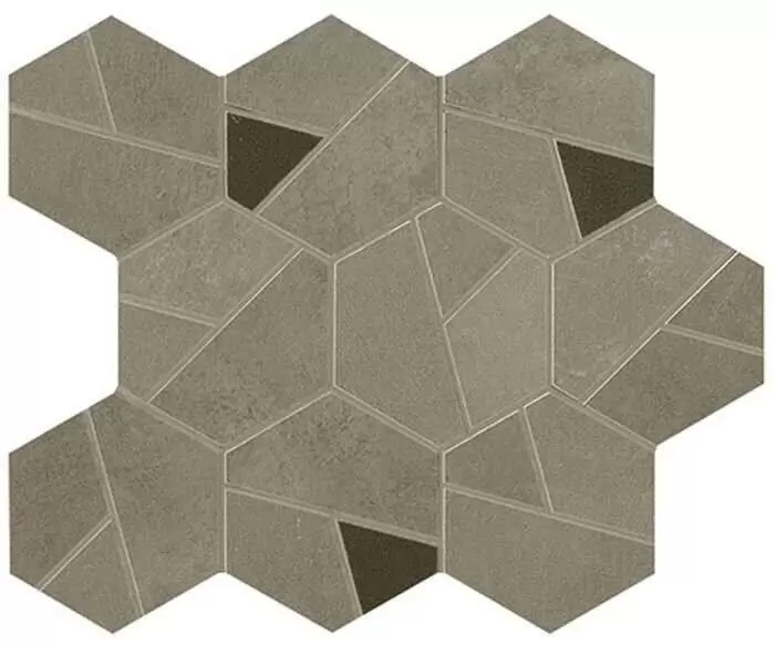 Мозаика Atlas Concorde Italy Boost Pro Taupe mosaico hex coffee 30