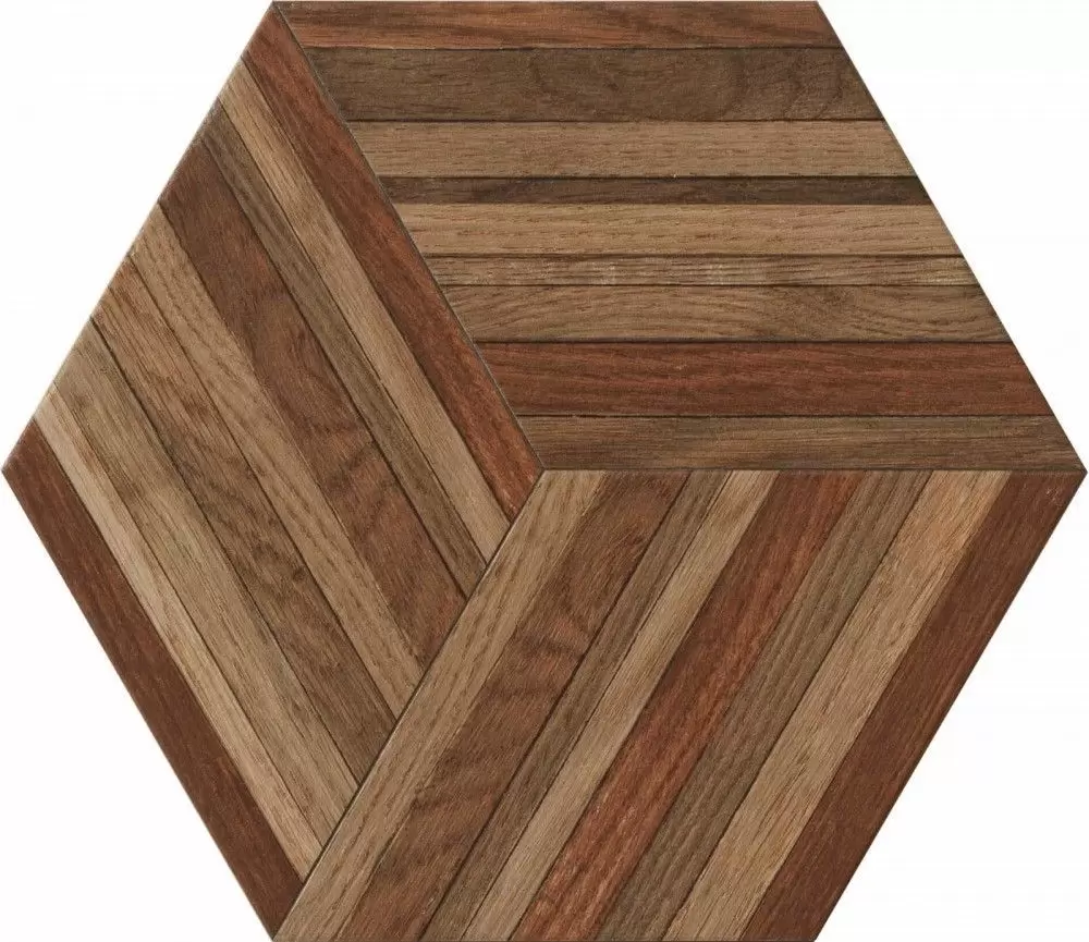 Керамогранит Settecento Wooddesign Cherry Esagona Nat