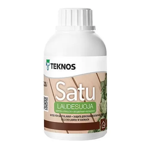 Масло специальное Teknos Satu laudesuoja для полок саун 0,25 л