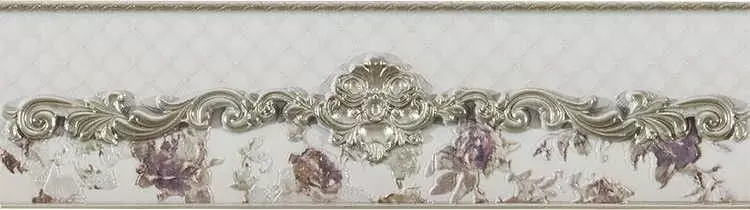 Бордюр настенный El Molino Vivaldi Plata-Bone Cenefa