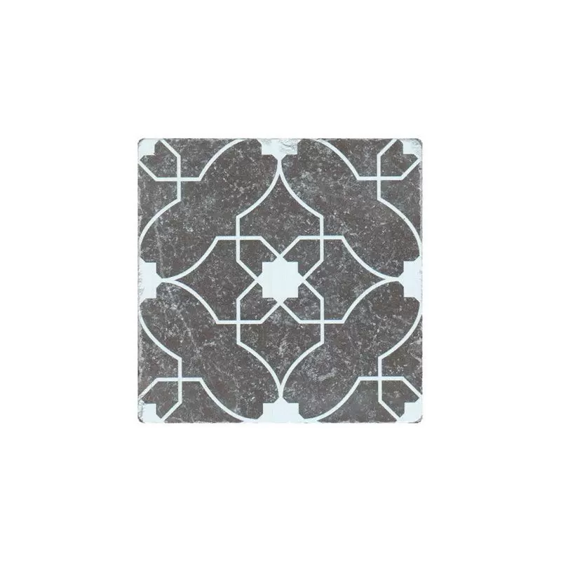 Мрамор BLACK MARBLE Motif №7 Черный Декор 10x10