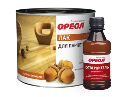 Паркетный лак с отвердителем