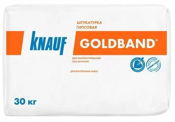 Штукатурка гипсовая Кнауф Гольдбанд (KNAUF GOLDBAND), cерый, 30 кг