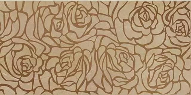 Декор настенный Ceramica Classic Serenity Rosas коричневый