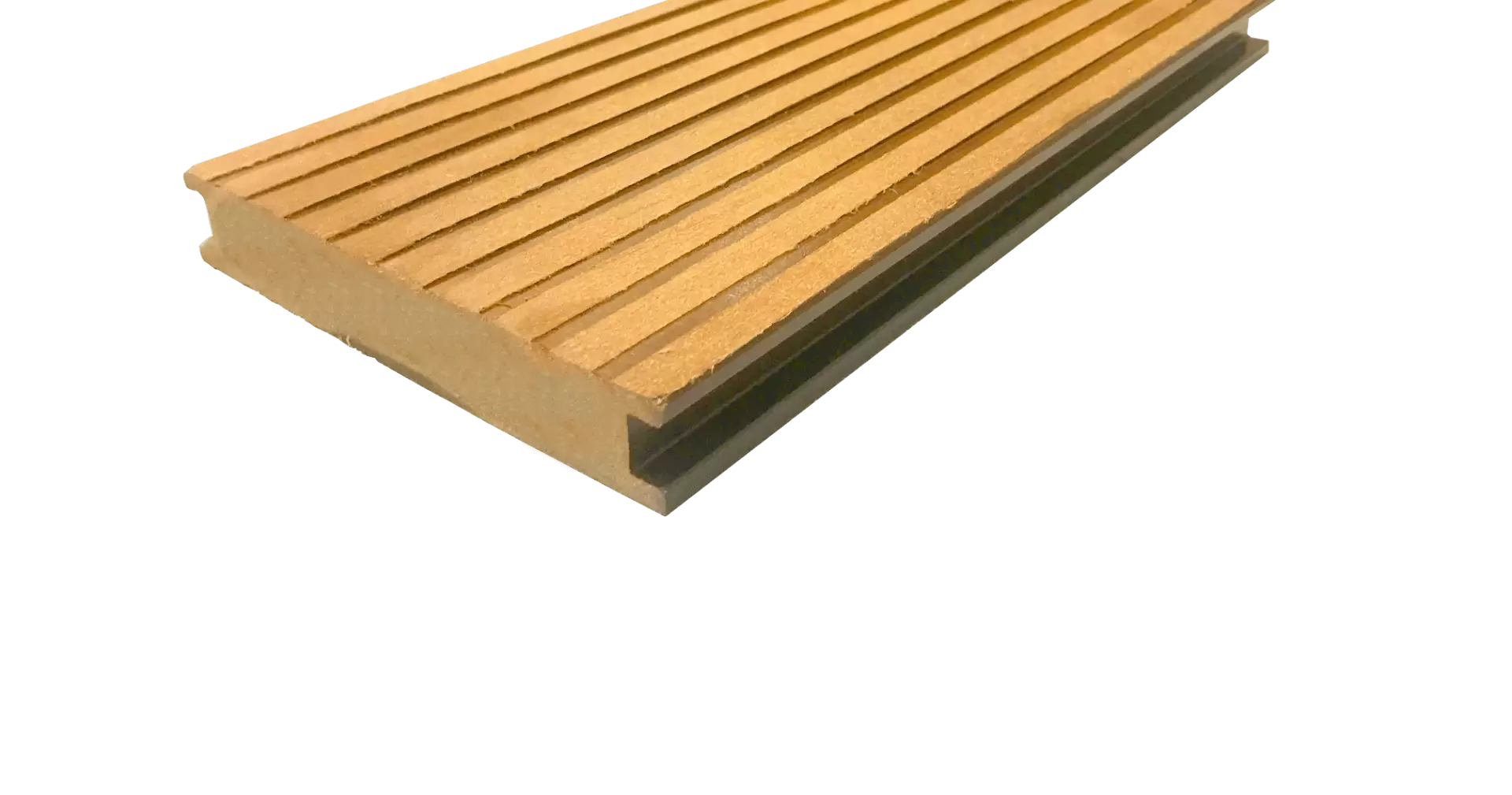 Террасная доска ДПК ECODECKING HIT полнотелая Желтый