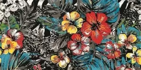 Декор настенный Cooperativa Ceramica D Imola Mash-Up Jungle2 комплект 2шт