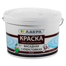 Краска фасадная Лакра суперстойкая 14 кг