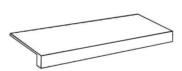 Плитка из керамогранита 620070001115 Вайз Сенд Ступень 33x60