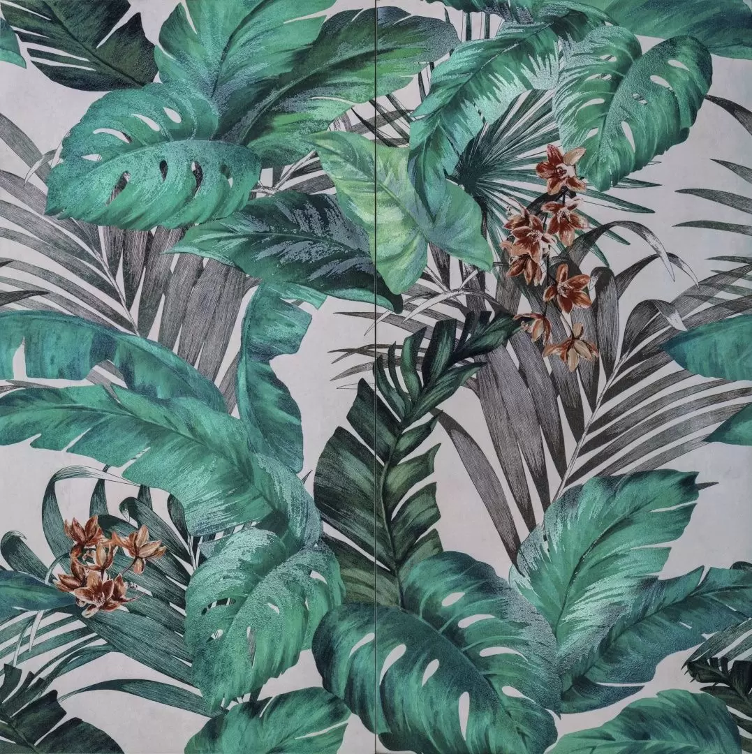 Плитка из керамогранита SHOWALL Wall09 Jungle  Rett   комп/2шт Декор 120x120
