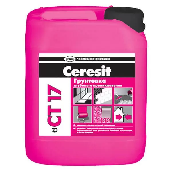 Грунтовка глубокого проникновения Ceresit CT 17 (5 кг)